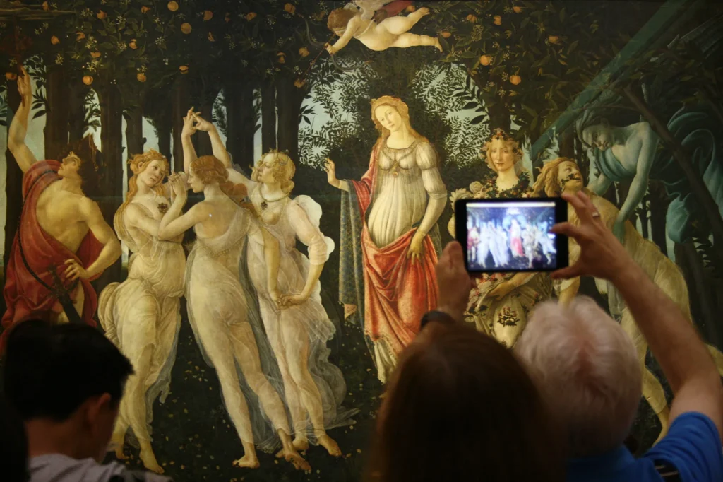 Pictured is Botticelli's painting of Primavera
